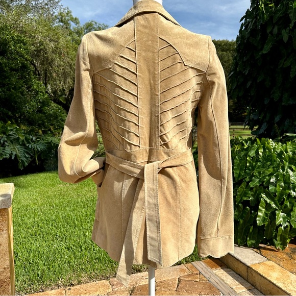 Arden B Leather Suede Jacket - Picture 5 of 9